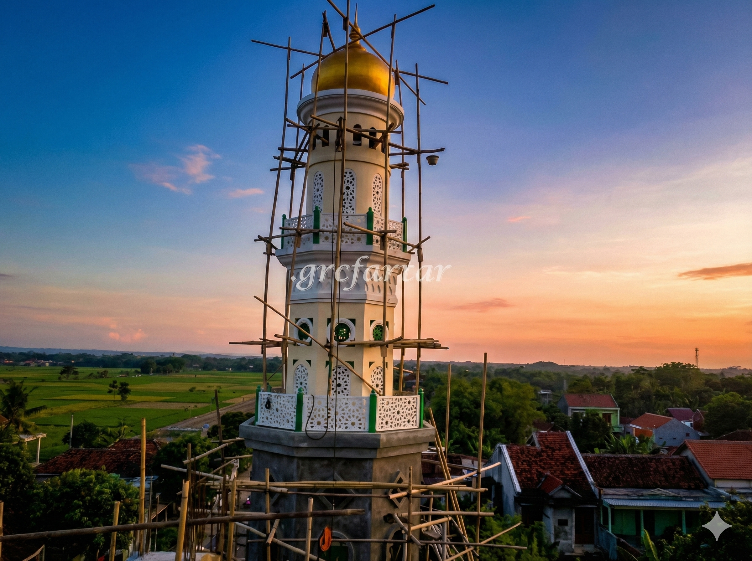 Ornamen GRC Masjid Cilegon