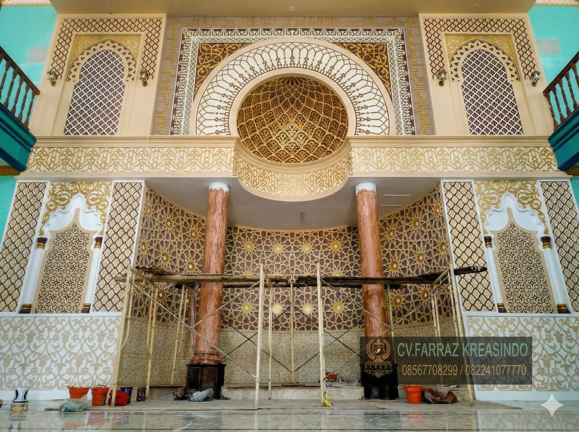 Mihrab GRC Masjid Pandeglang